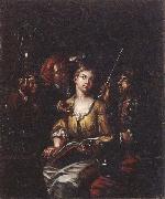 Matthys Naiveu The procuress oil